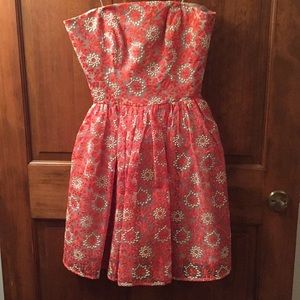 Anthropologie fit & flare dress